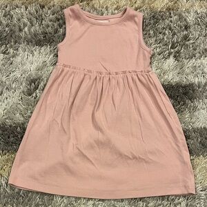 Toddler Girls Carters Little Planet Ribbed Organic Dress - 3T - Dusty Pink